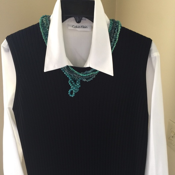 HOST PICK 🎉🎊Jones & CO, Black Ribbed Knit Dress!❌❌SOLD - Picture 10 of 15